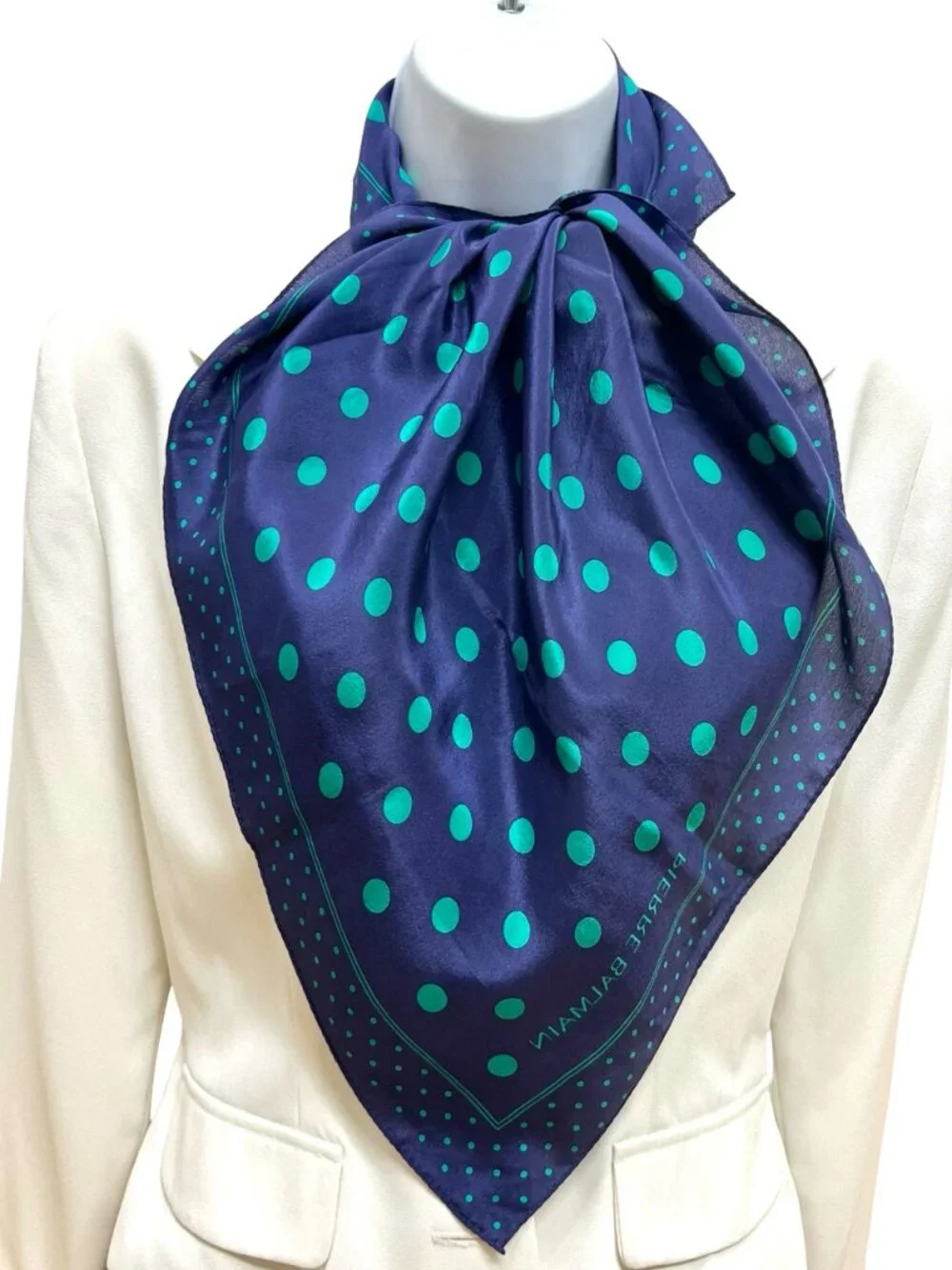 Pierre Balmain 100% Silk Scarf 26